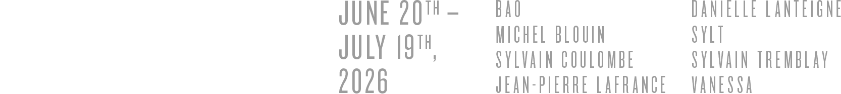 20th Anniversary Group Exhibition #1